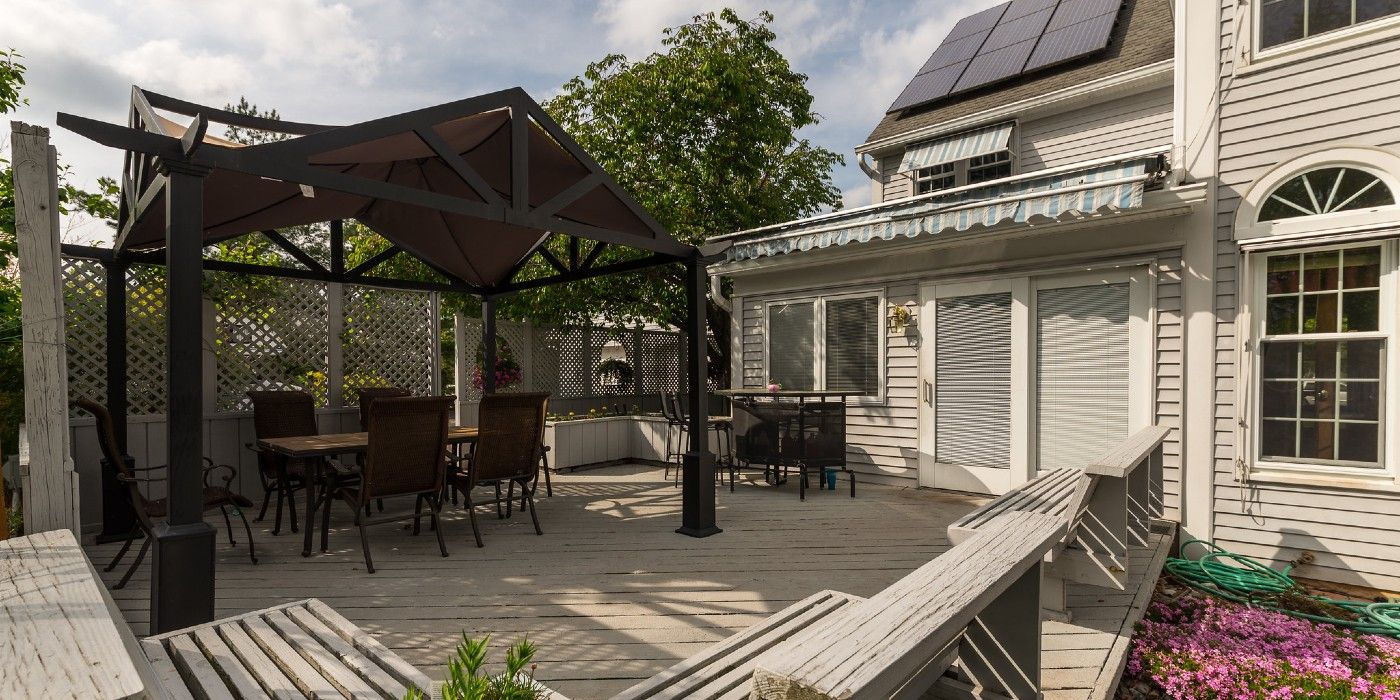 Terrasse couverte